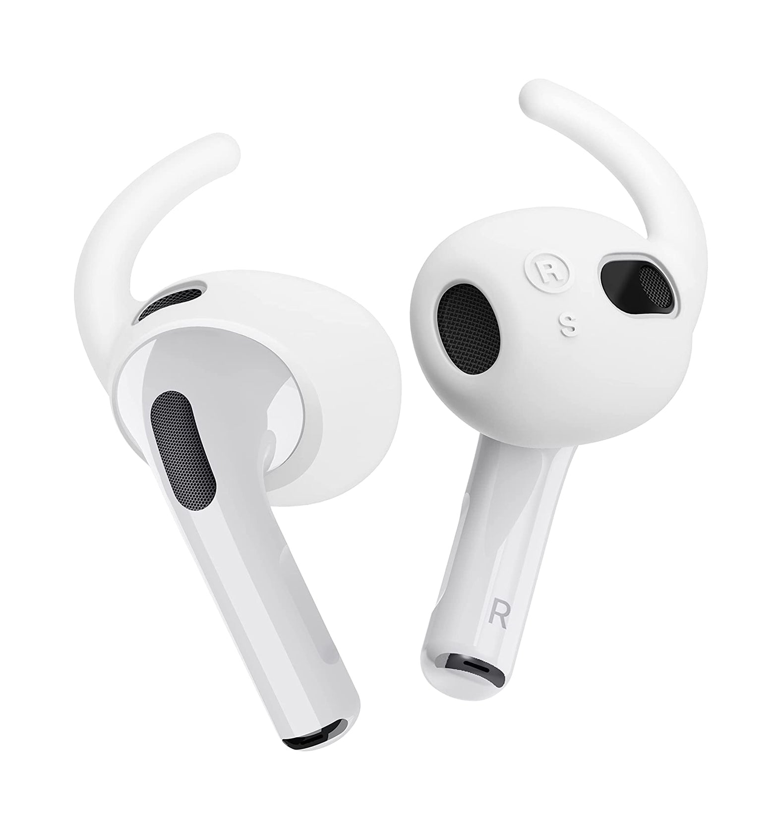Elago AirPods 3 EarBuds Cover Hooks w/ Pouch White