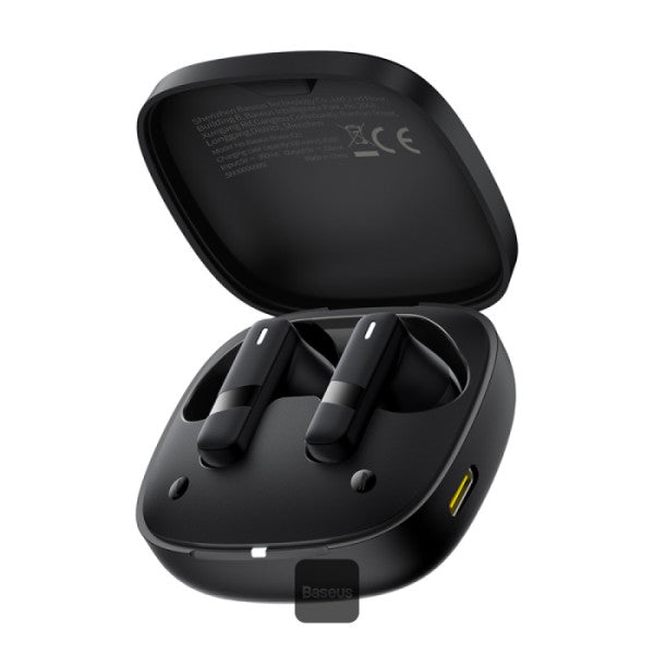 Baseus Bowie E20 True Wireless Earbuds With 2 ENC Mics, 33H Playtime - Black