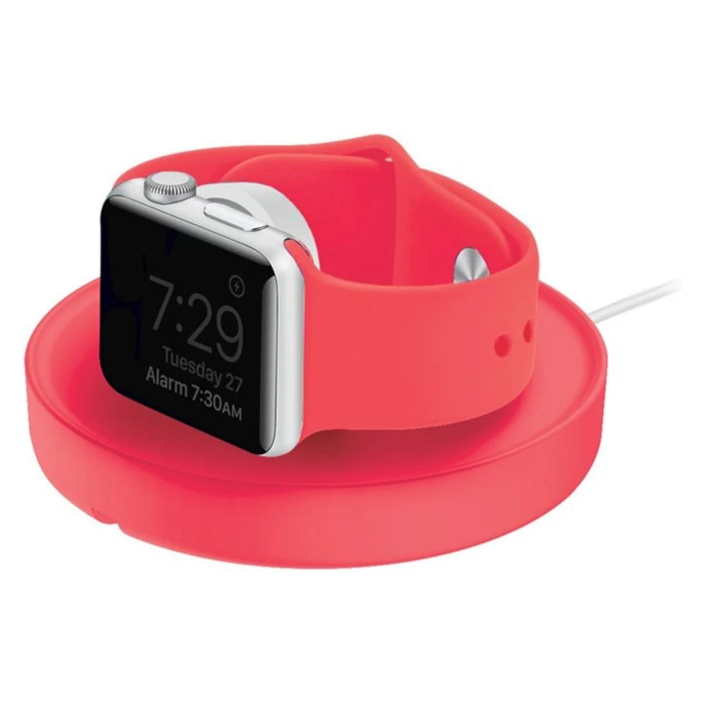 حامل UNIQ Dome لساعة Apple Watch باللون الوردي