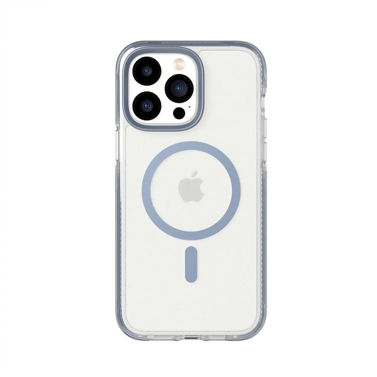 Tech21 iPhone 14 Pro Case Evo Crystal MagSafe Steel Blue