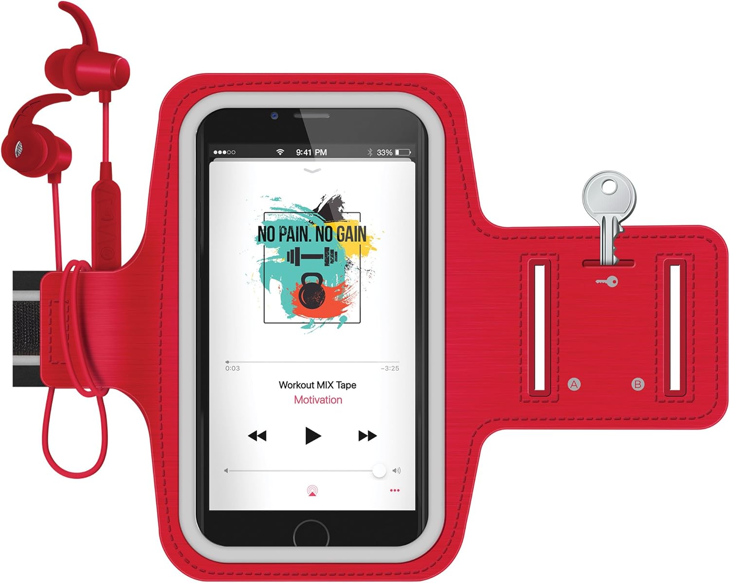 HyperGear Active Gear Wireless Earphones + Sports Armband