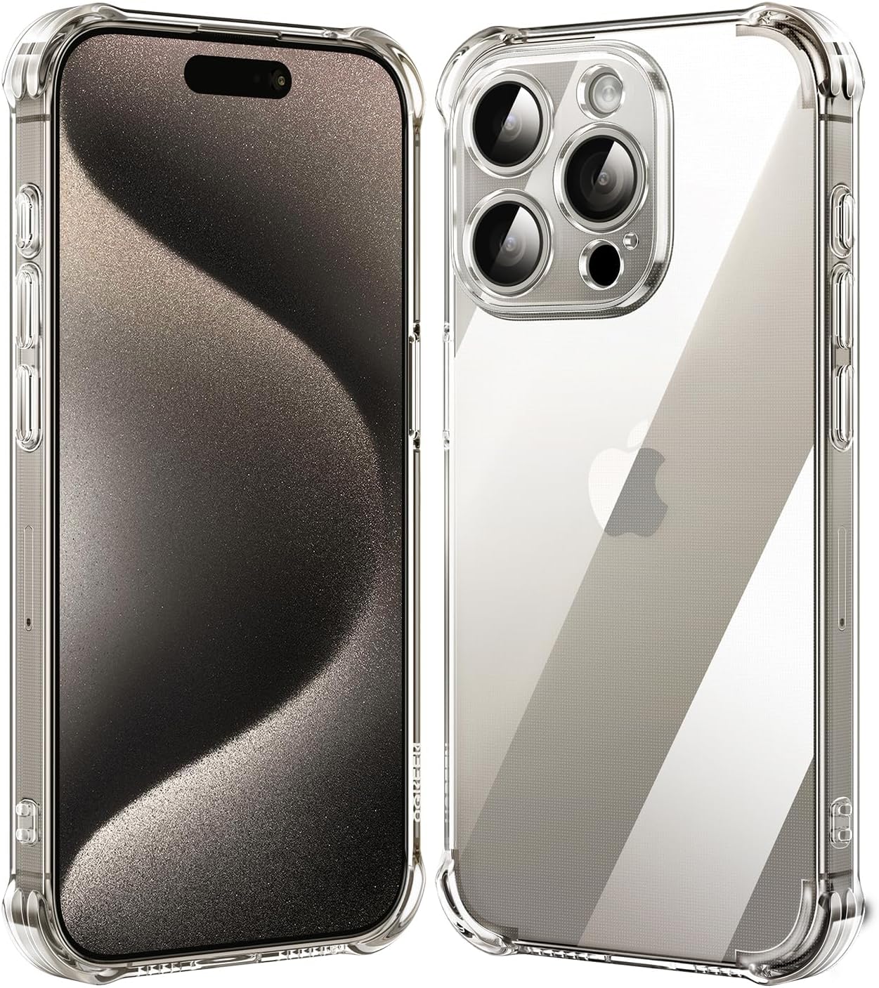 UGREEN Bright Cushion Protective Case for iPhone 15 Pro Max Clear