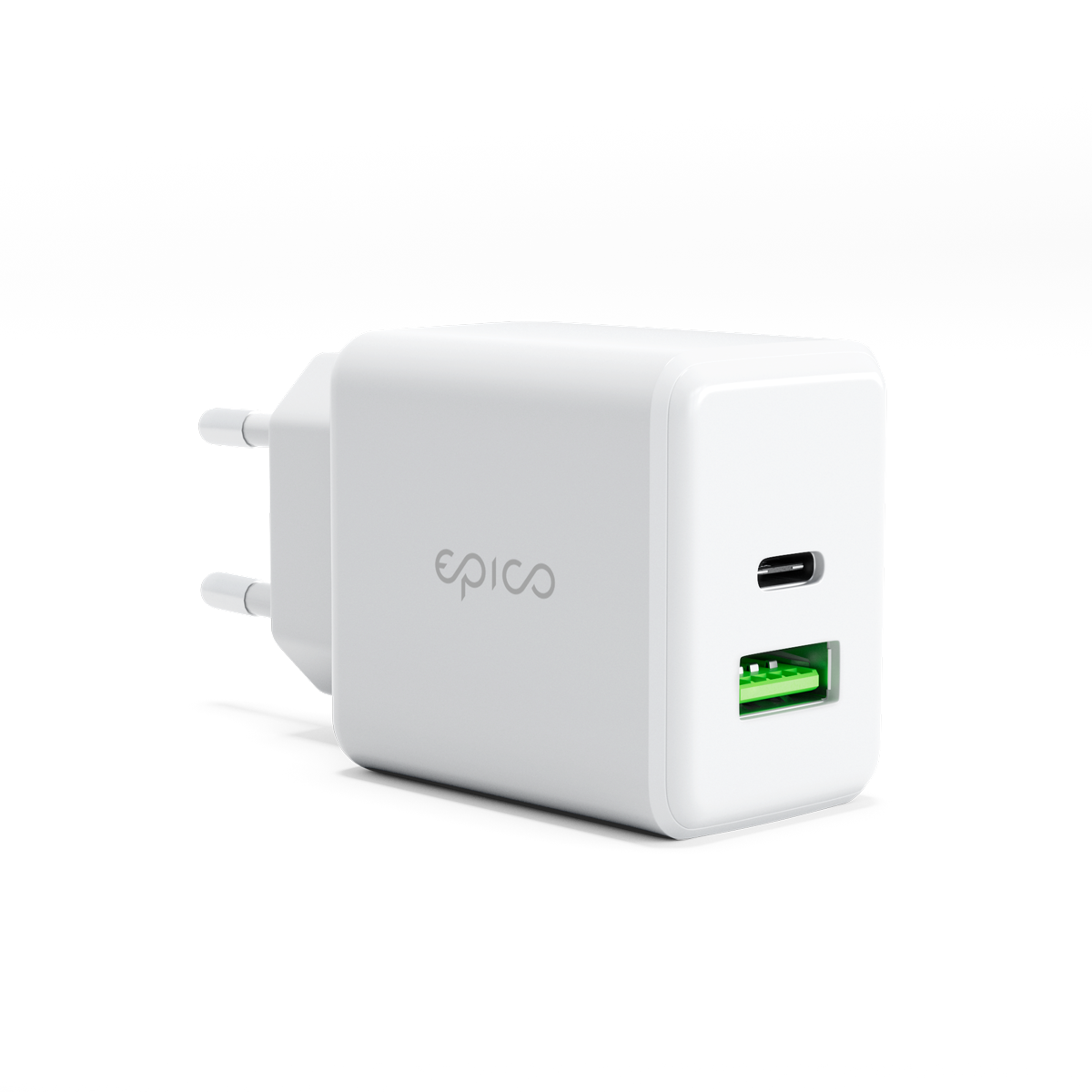 EPICO 38W Pro Charger with British Plug - White