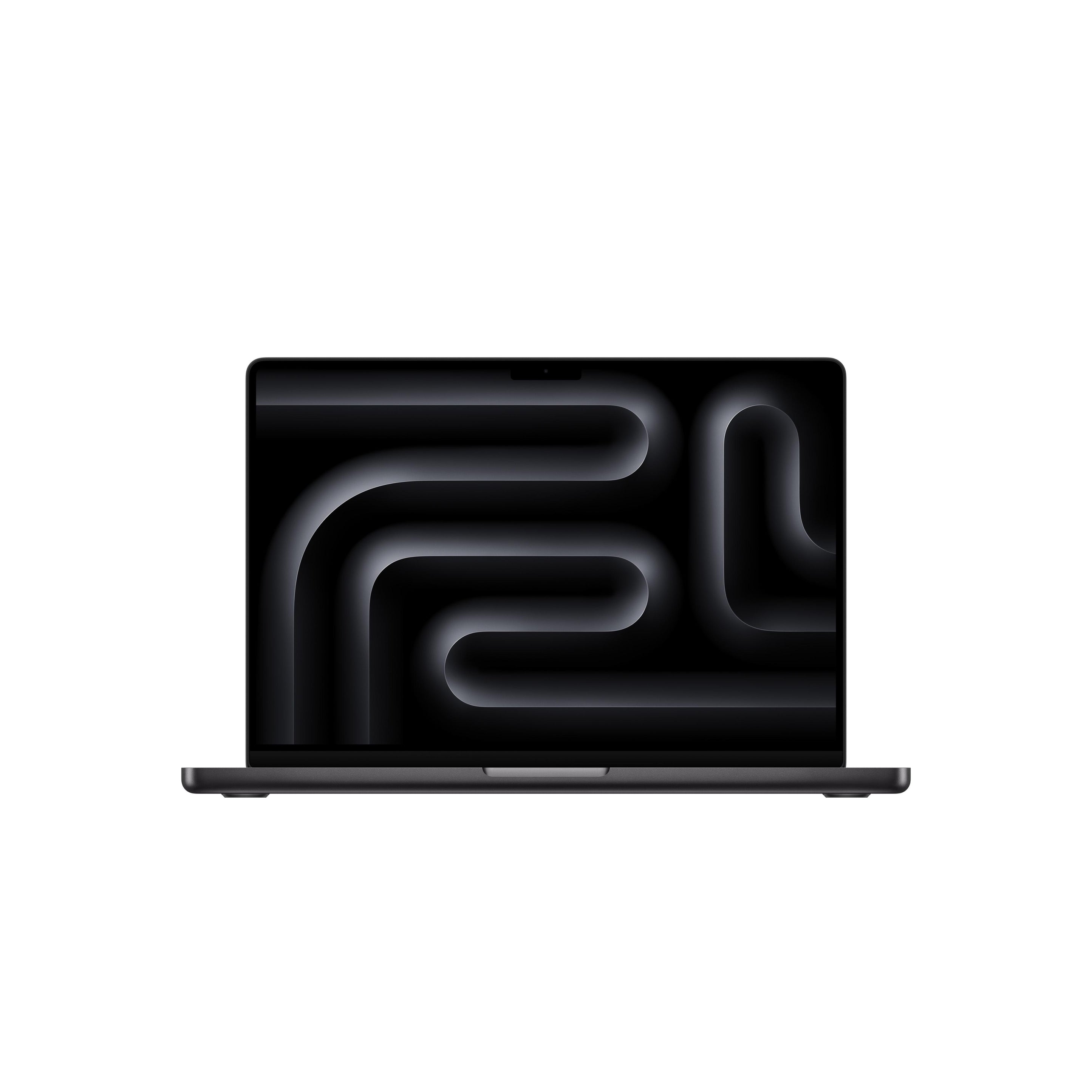 جهاز MacBook Pro مقاس 14 بوصة مزود بشريحة Apple M4 Pro مع وحدة معالجة مركزية مكونة من 14 نواة ووحدة معالجة رسومية مكونة من 20 نواة