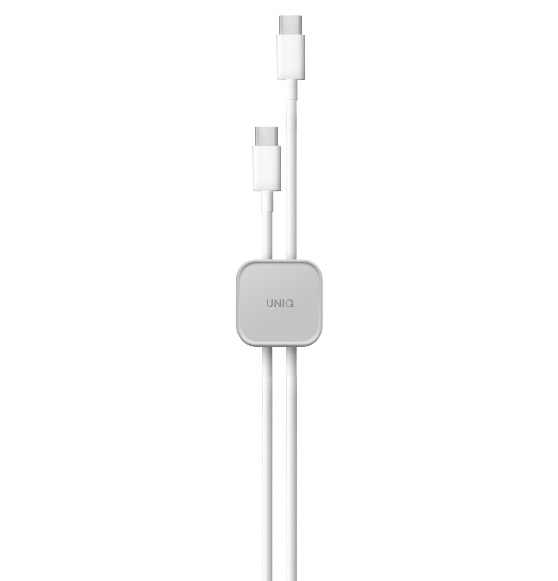 UNIQ POD ADHESIVE Cable ORGANIZERS 8-in-1 PACK - CHALK GREY GREY