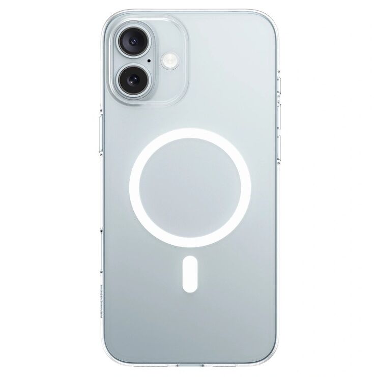 Baseus Crystal Series Magnetic Phone Case for iP 16 Plus. Clear