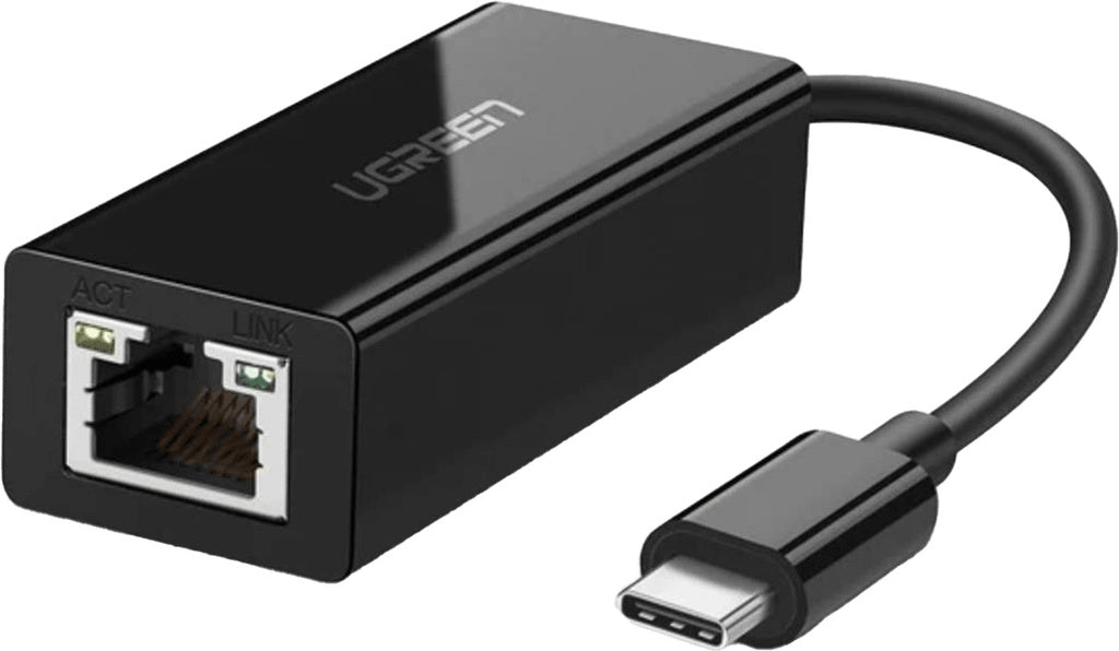 محول إيثرنت من يوجرين USB Type-C إلى 10/100/1000 ميجابت في الثانية
