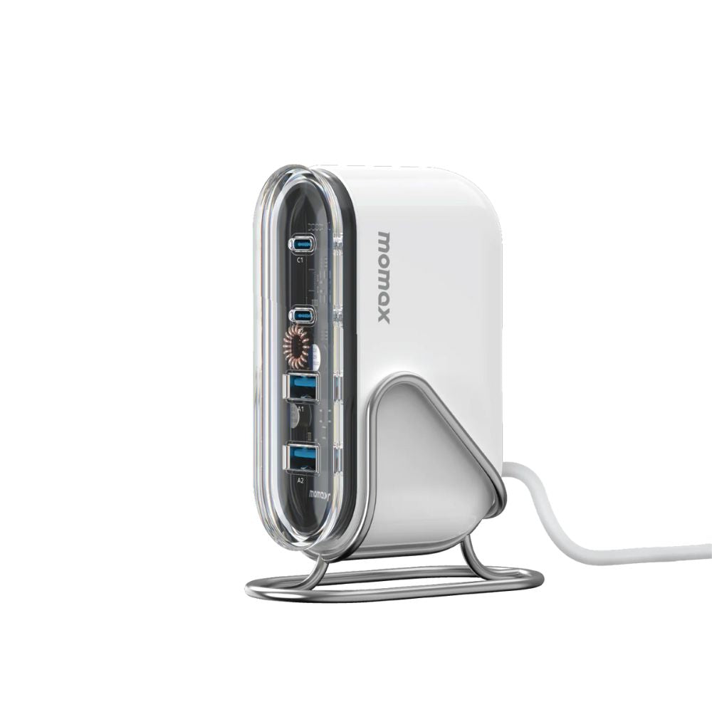 Momax 80W 4-Port Desktop Charger (White)