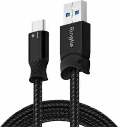 Cable Ringke USB-C USB 3.0 Smart Fish 1.2 meters Black
