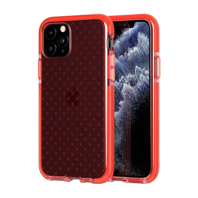 Tech21 iPhone 11 Pro / X / XS Case Evo Check Rugged Coral