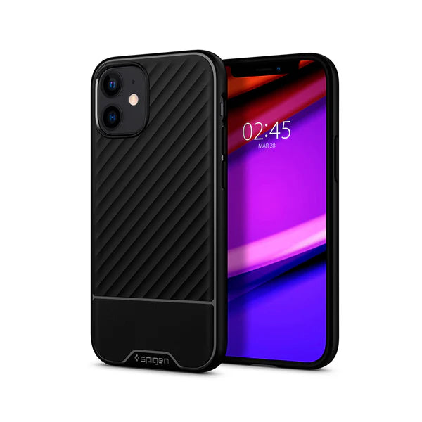 Spigen Core Armor Designed Case for iPhone 12/ 12 Pro - Matte Black