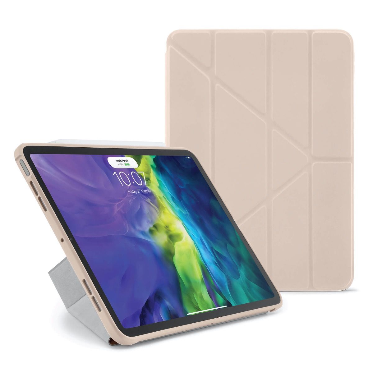 Pipetto Origami Case for iPad Air 4 10.9" (2020) - pink