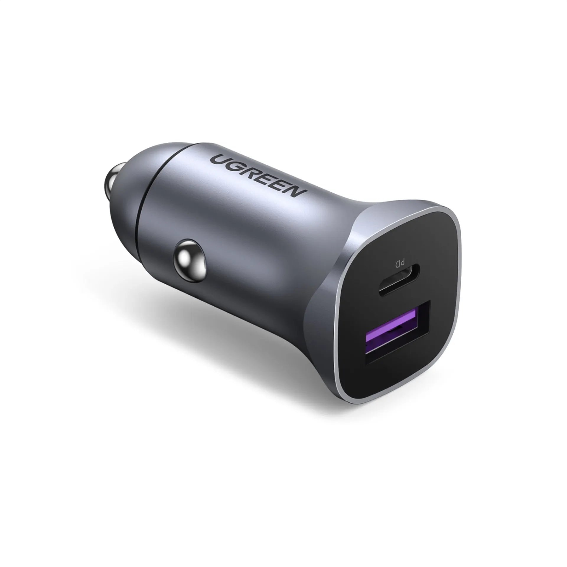 UGREEN Dual Car Charger PD USB 30W Grey
