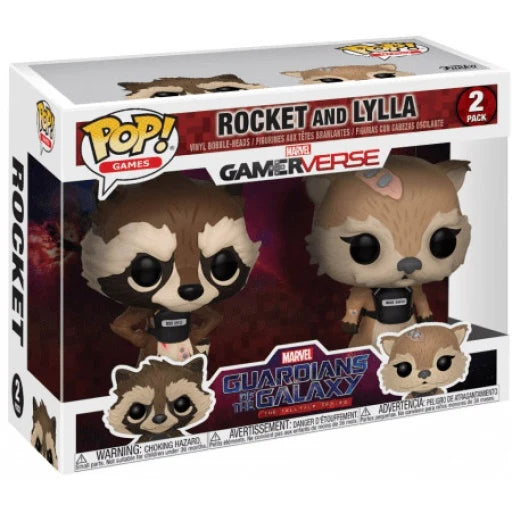 Funko Pop! Marvel: Guardians of the Galaxy Telltale Series – Rocket & Lylla 2-Pack