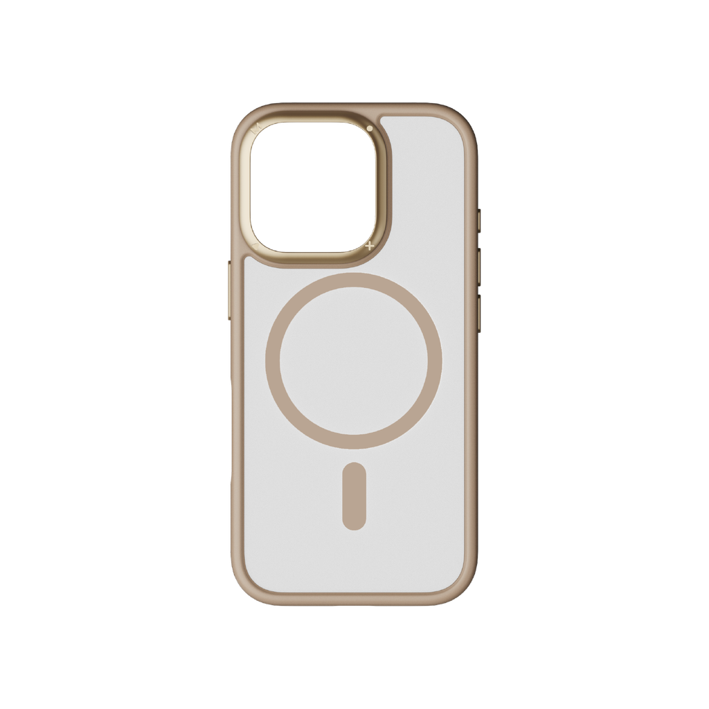 MOMAX Play Magnetic Case for iPhone 16 Pro 6.3" - Rose Gold