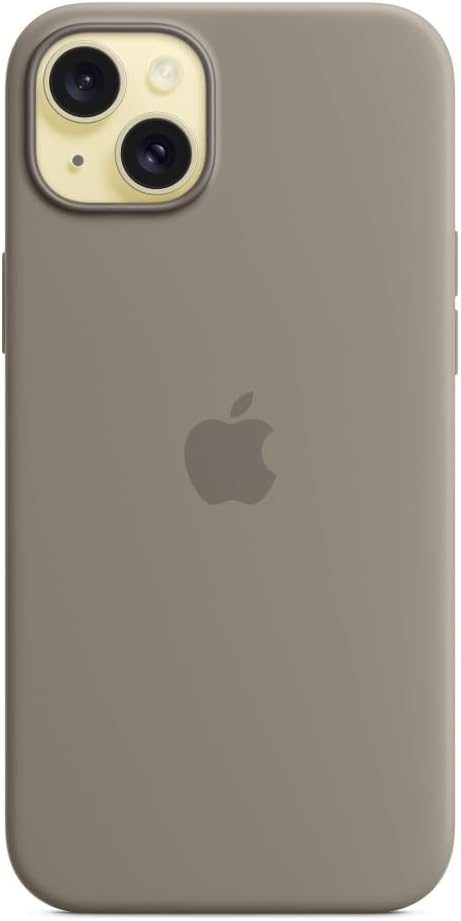 Apple iPhone 15 Plus Silicone Case with MagSafe - Clay