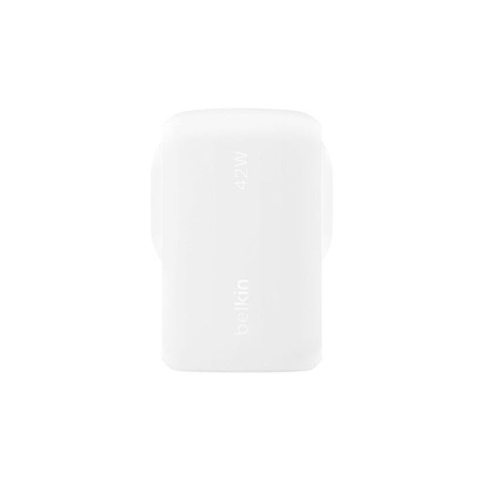 Belkin 42W PD USB-C and USB-A Dual Wall Charger (White)