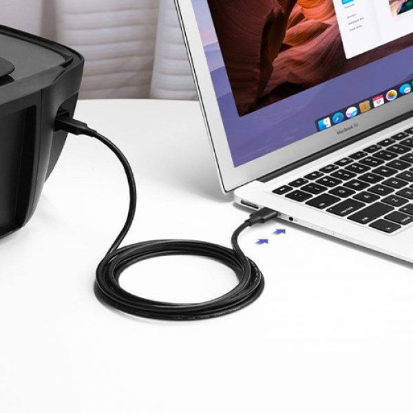UGREEN USB 2.0 AM to BM Print Cable 5M Black