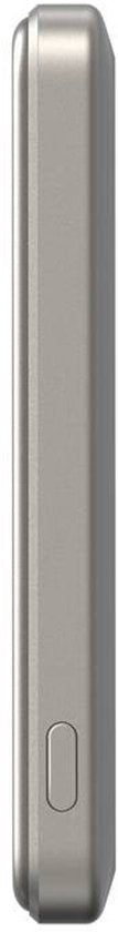 ESR Qi2 MagSlim Kickstand - 15W Magnetic Power Bank 5,000 mAh - Compatible with MagSafe Halo Lock Titanium