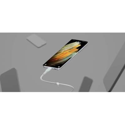 كابل سيليكون من بيلكين، USB-C إلى USB-C 2.0، 3 أمتار - أبيض
