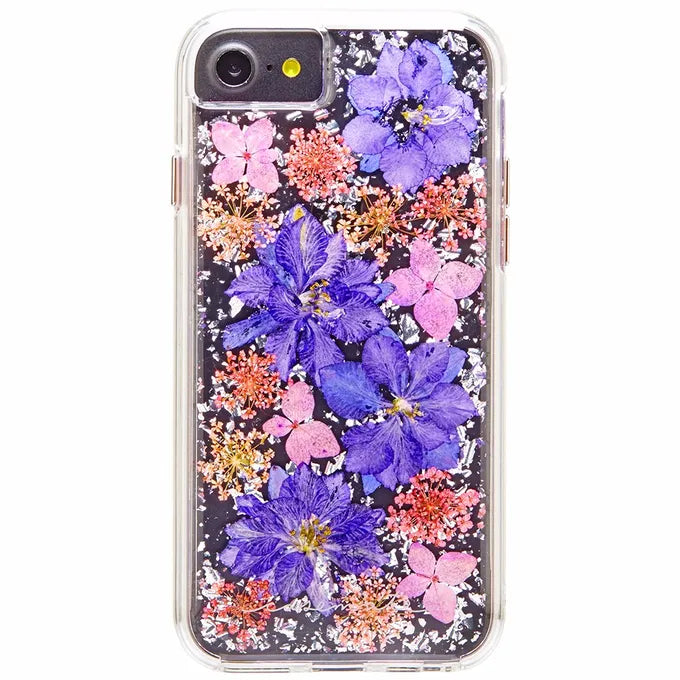 Case-Mate - Karat Petals case for Apple iPhone SE 2020/8/7 / 6S / 6, purple
