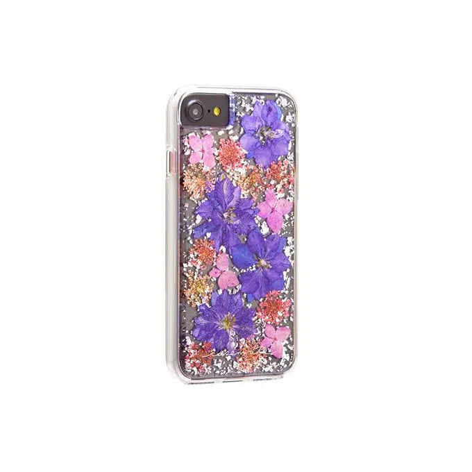 Case-Mate - Karat Petals case for Apple iPhone SE 2020/8/7 / 6S / 6, purple