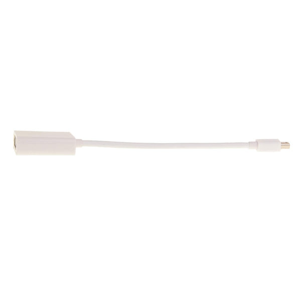كابل محول Mini DisplayPort إلى DVI، Mini DisplayPort (MiniDP/mDP) ذكر إلى DVI أنثى، يعمل فقط من DisplayPort إلى DVI، مقاس 6 بوصات 