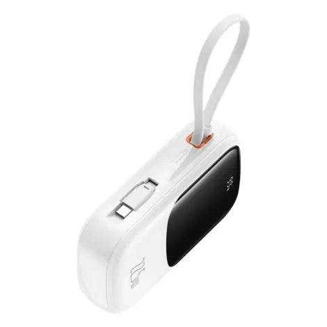 Power bank Baseus Qpow Pro+ 20000mAh 22.5W with cable USB-C and display white