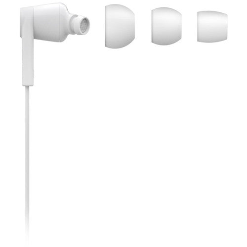 سماعات أذن Belkin RockStar مع موصل Lightning (أبيض) 