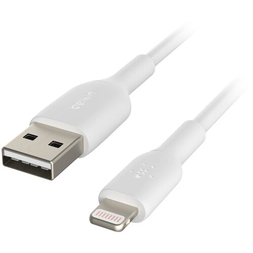 كابل Belkin Boost Charge Lightning إلى USB-A بطول 3.3 قدم، أبيض 