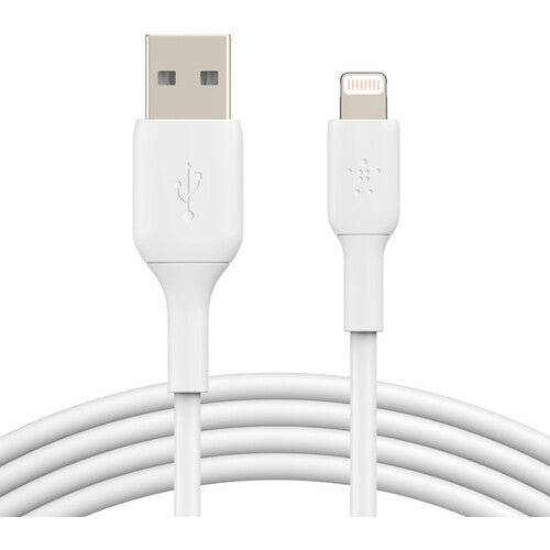 كابل Belkin Boost Charge Lightning إلى USB-A بطول 3.3 قدم، أبيض 