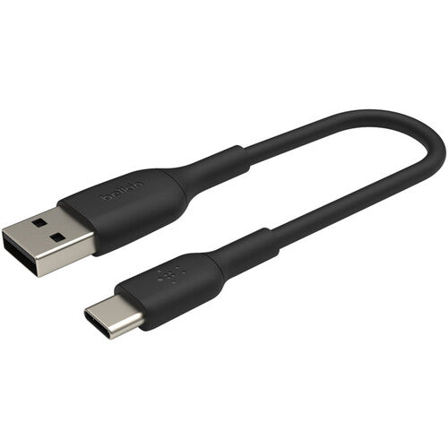 كابل Belkin Boost Charge USB-A إلى USB-C بطول 3.3 بوصة، أسود 