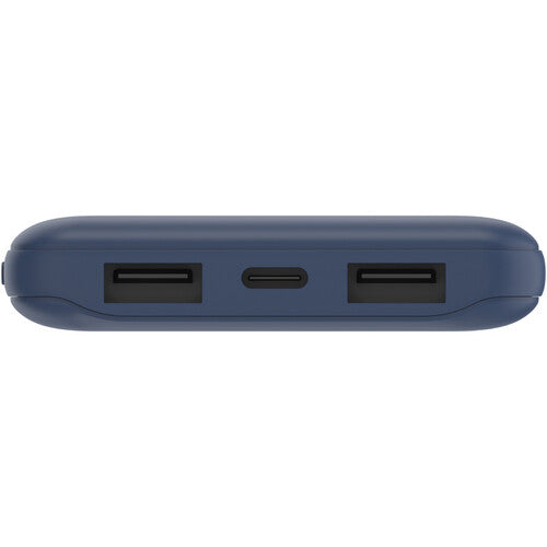 بنك طاقة Belkin Boost Charge USB-C سعة 10,000 مللي أمبير/ساعة 15 واط أزرق