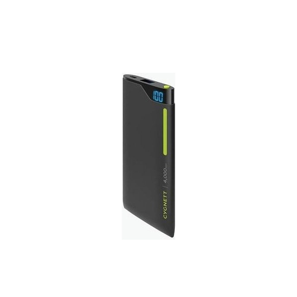 Cygnett ChargeUp Lithium Polymer Powerbank Digital 4000mAh Green/Grey
