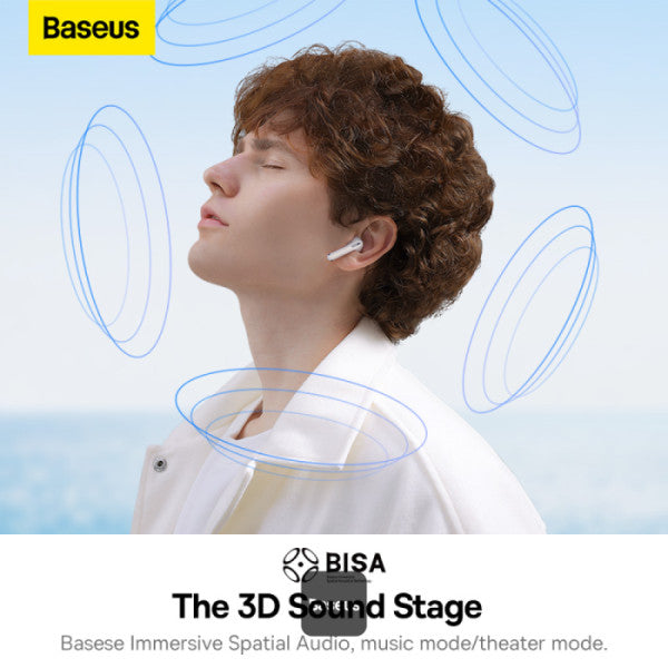 Headphones Earphones TWS Baseus Bowie WX5 (white)