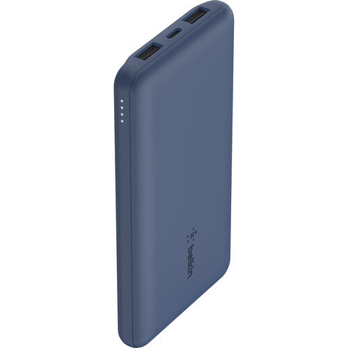 بنك طاقة Belkin Boost Charge USB-C سعة 10,000 مللي أمبير/ساعة 15 واط أزرق