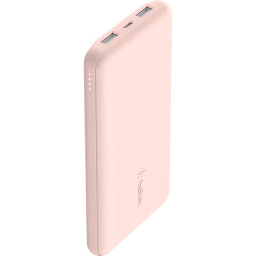 بنك طاقة Belkin Boost Charge USB-C، 10,000 مللي أمبير/ساعة، 15 واط، ذهبي وردي 