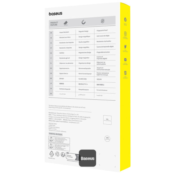 Baseus Lucent Series Magnetic Case - Apple iPhone 16 Pro Max / Clear