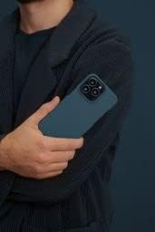 Ideal of Sweden iPhone 13 Pro Slim Case, Supports Wireless Charging (Midnight Blue)