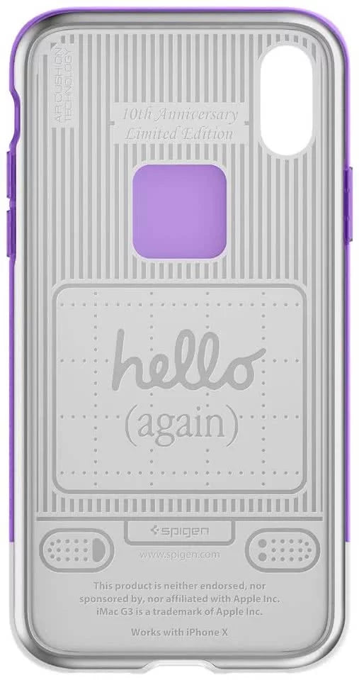 Case SPIGEN - iPhone X/XS Case Classic C1, Grape (057CS24431)