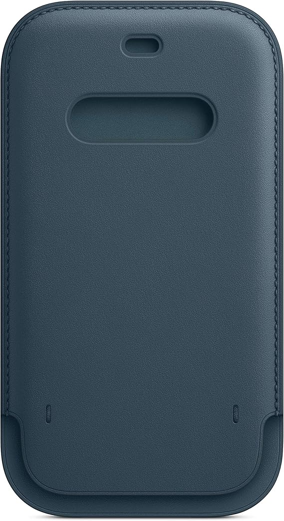 Apple iPhone 12 and 12 Pro Leather Sleeve with MagSafe - Baltic Blue