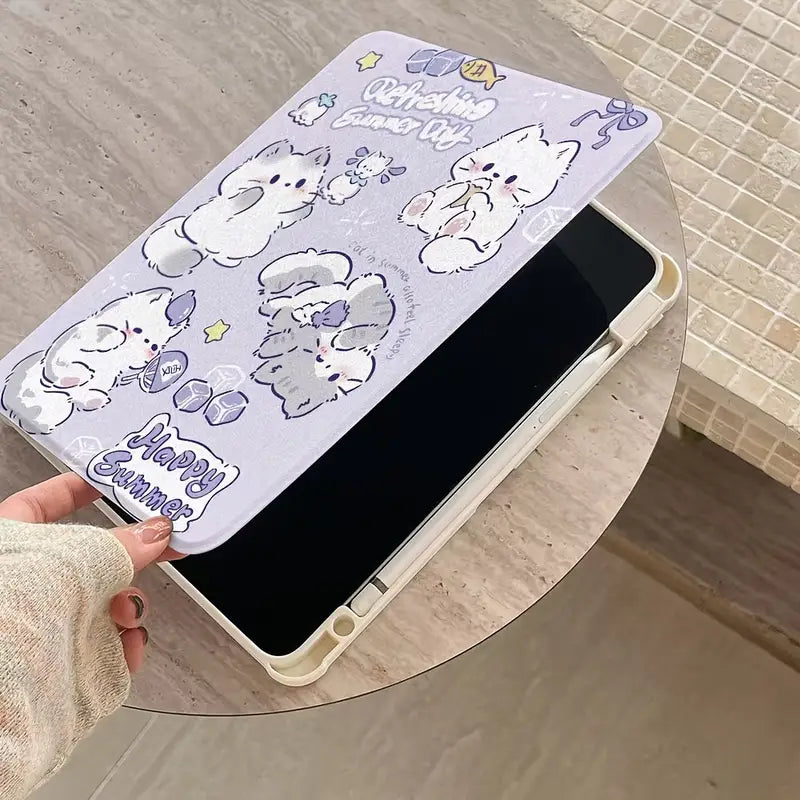 iPad Case Y Type  with Pencil Holder for iPad mini 6 mini 7