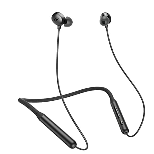 soundcore Anker Life U2i Wireless Headphones, Neckband Bluetooth Headphone - Black