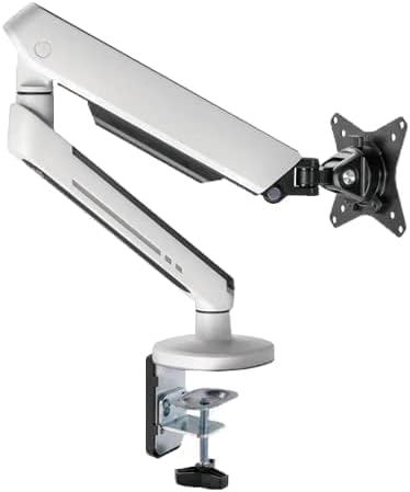 Twisted Minds Premium High-Level Mechanical Spring Gaming Monitor Arm with RGB Lighting White