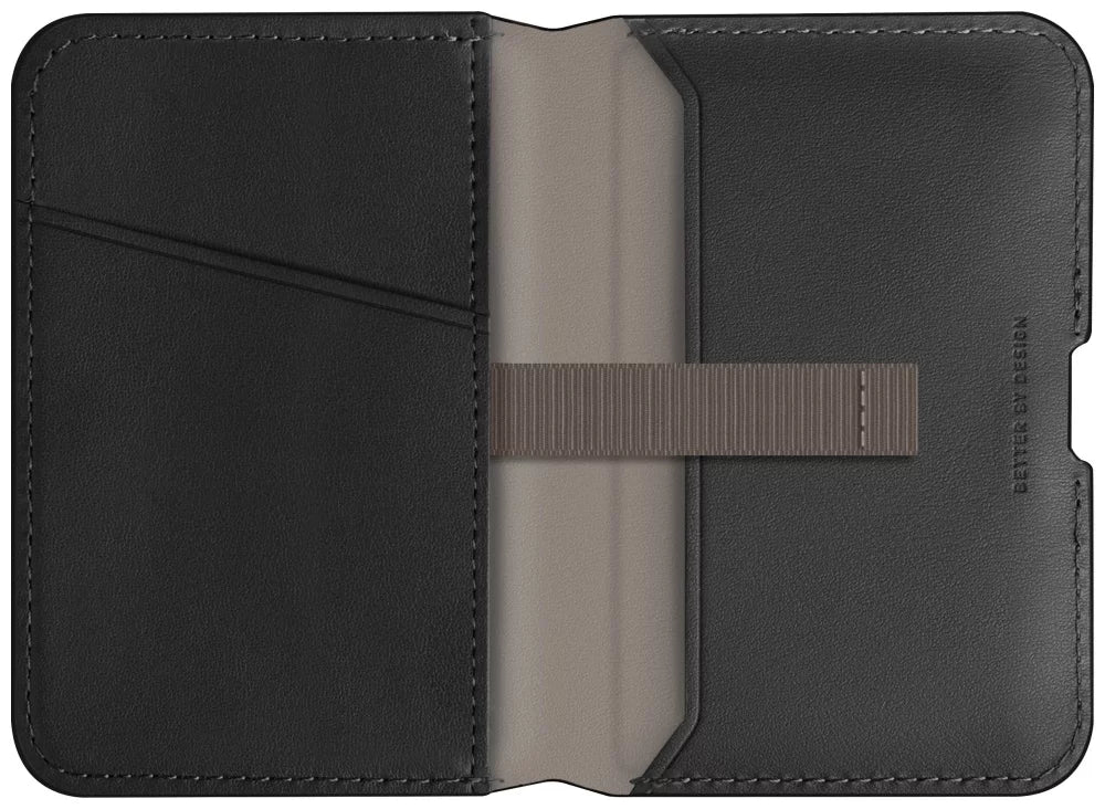 UNIQ Magnetic RFID wallet Lyden DS stand phone black (UNIQ-LYDENDSMW-DBLKFGRY)