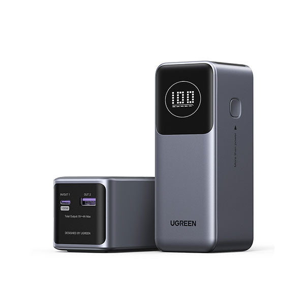 Ugreen 12000mAh 100W Fast Charging Power Bank Gray