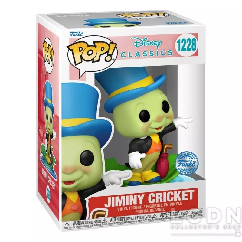 Pop! Disney: Classic – Jiminy Cricket On Leaf (D23 Expo)