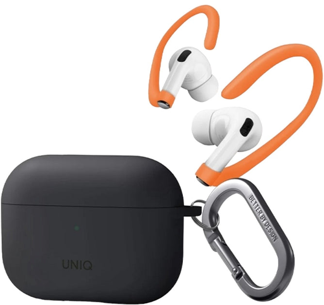Uniq AirPods Pro 2 Nexo Case with Hooks - Gray