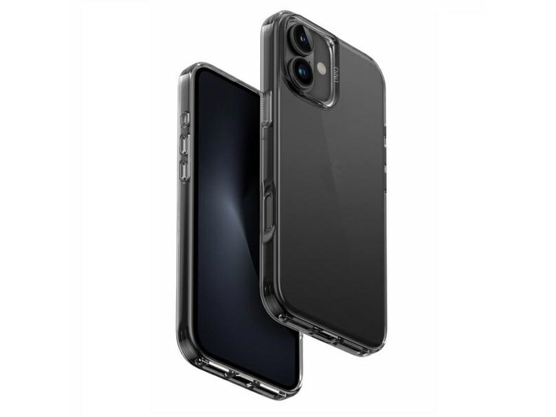 Funda Carcasa Ahumado para iPhone 16 Plus UNIQ Piel Sintética