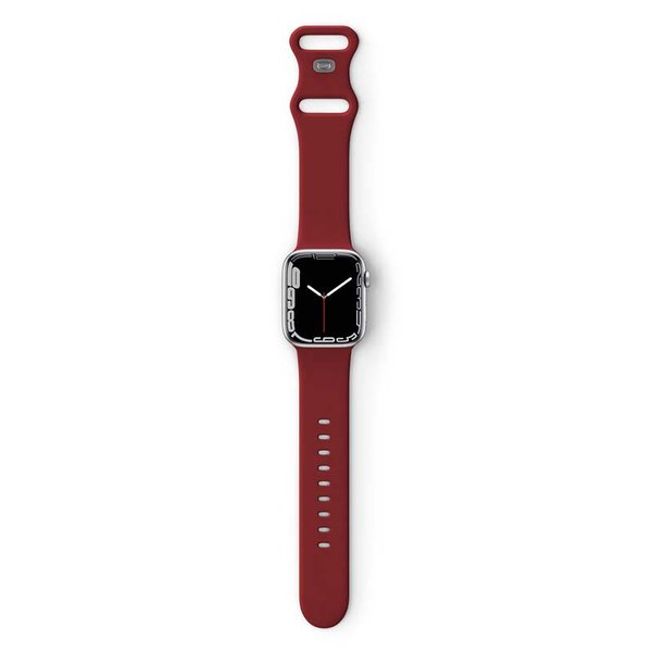 Epico Apple Watch 42/44/45 mm - silicone band, Red